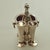 Crafted in Italy by Tiffany & Company in the 1990's, this miniature sterling silver champagne service for two includes the...