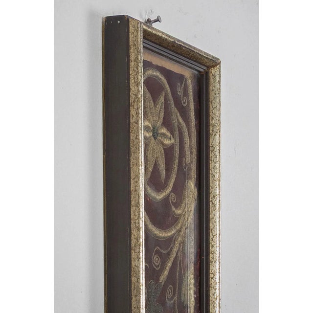 17th Century Italian Baroque Embroidery Panels - Set of 2 For Sale In Boston - Image 6 of 8