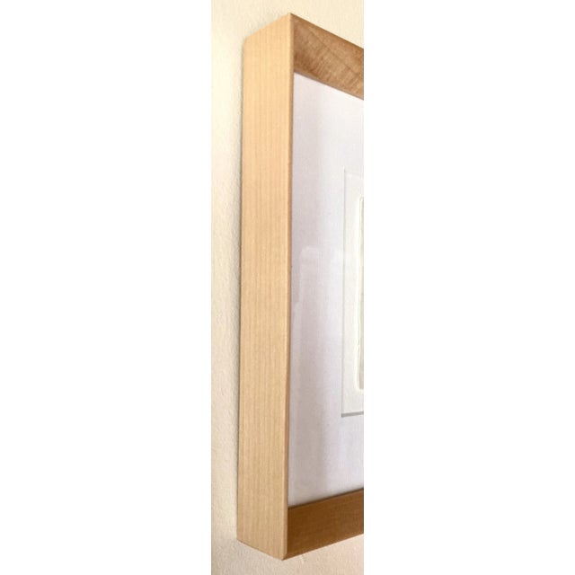 Contemporary Paris, La Bourse, Hand Cut and Hand Woven Vintage Photo Postcards, Framed For Sale - Image 3 of 5