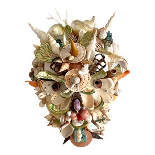 Commedia Del Arté 'Pedrolino' Shell Mask For Sale