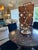 Super stylish and chic hand crafted artful room divider / screen by 20th century NYC artist James Johnston, known for his...