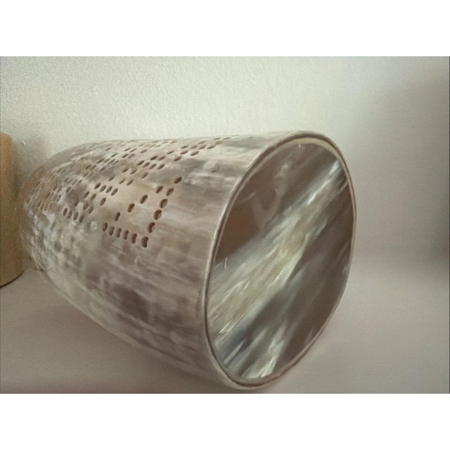 2000 - 2009 Three Ugandan Designed Ankole Candle Holders Manufactured In Uganda By Wied For Sale - Image 5 of 7
