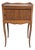 Late 19th Century French Tambour Nightstand Louis XV Style Bedside Table For Sale