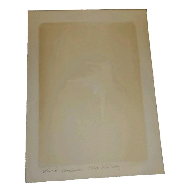 French Vintage Ballet Ballerina Lithograph by Donna LaVance Sramek – 26” X 20” (Unframed) For Sale - Image 3 of 4