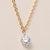 18k Yg 0.45ct Old European Cut Pierced Diamond Necklace For Sale - Image 4 of 4