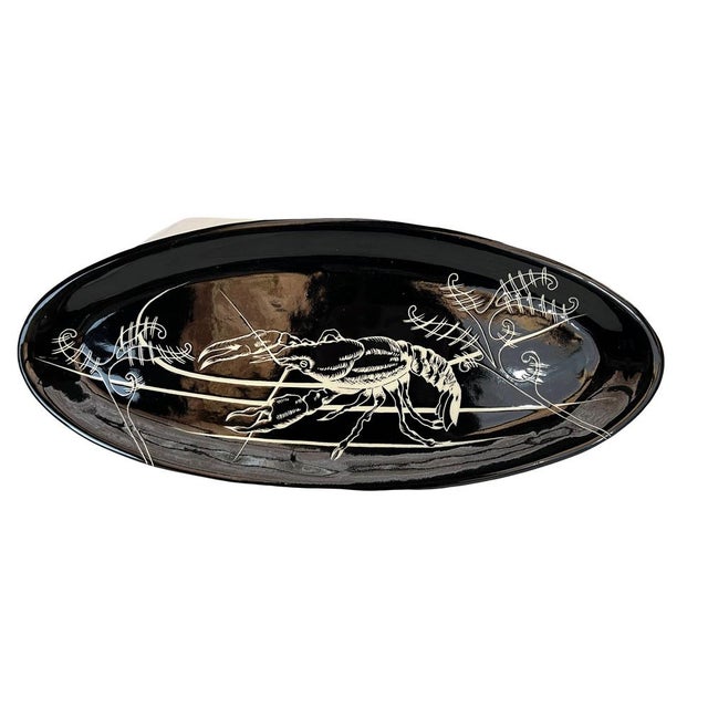 Fish Dish Set from Vallauris, 1960s, Set of 12 For Sale - Image 4 of 16