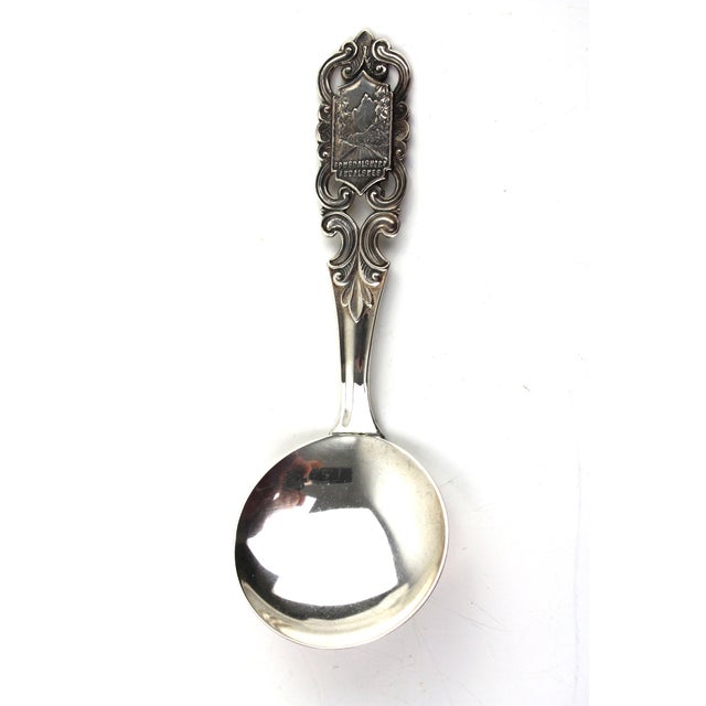Silver Souvenir Spoon in 830 Silver, Norway, 1960s For Sale - Image 8 of 8
