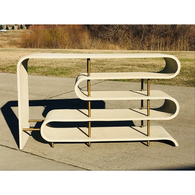 2010s Modern Shangreen Ribbon Console Table For Sale - Image 5 of 8