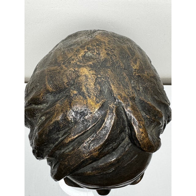 Historic Scottish 19th Century Bronze Sculpture Bust of Thomas Guthrie Philanthropist For Sale - Image 9 of 11