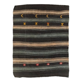 Galerie Shabab Collection Mid-20th Century Handmade Turkish Flatweave Kilim Accent Rug For Sale