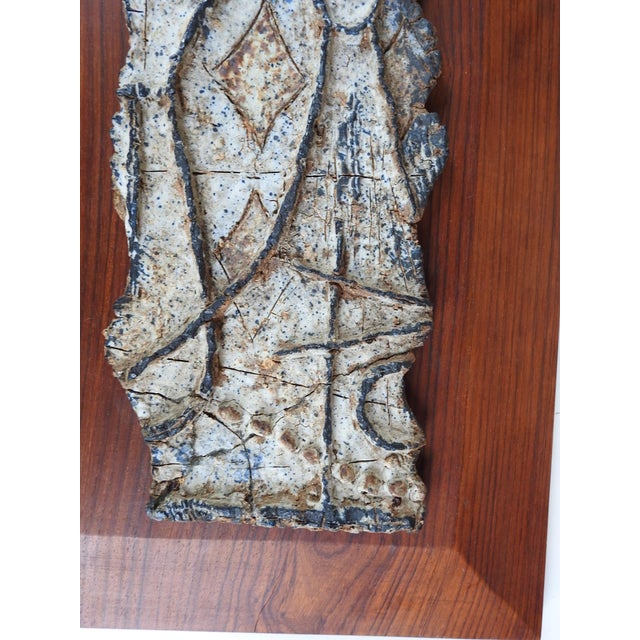 Mid 20th Century Arnold Geissbuhler Abstract Clay Sculpture For Sale - Image 4 of 7