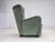 Green Danish High-Back Relax Chair in Velour and Ash, 1960s For Sale - Image 8 of 18