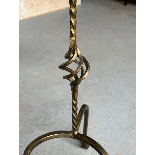 Ornate Spanish Drinks Table With Twisted Stem For Sale - Image 9 of 12