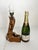 Brutalist Olive Wood Table Lamp, France, 1960s For Sale - Image 10 of 13