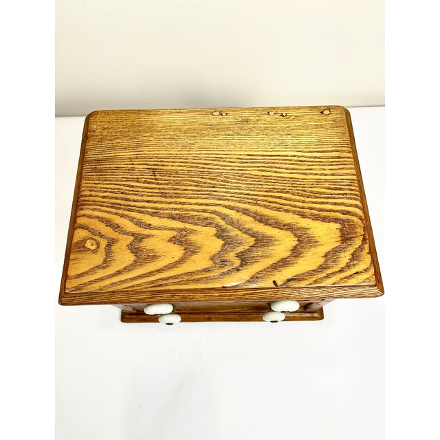 American Antique Cabinet: Spool Chest For Sale - Image 3 of 12