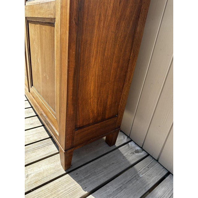 Walnut Display Cabinet, 1890s For Sale - Image 9 of 13