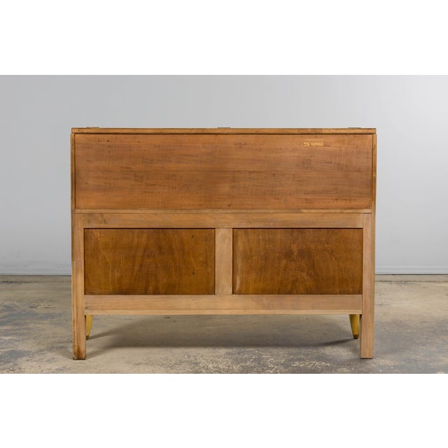 1930s French Art Deco Blond Lacquer Bar Cabinet For Sale - Image 18 of 18