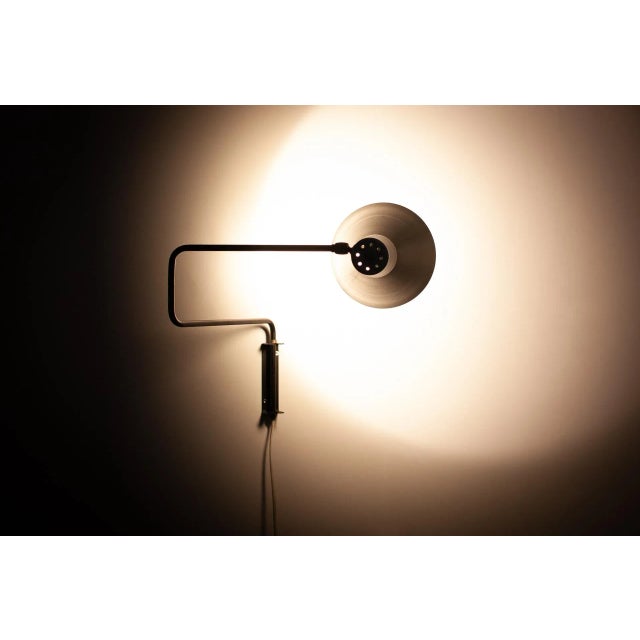 Model 71-01 Paperclip Lamp by J.J.M. Hoogervorst, 1950s For Sale - Image 13 of 15