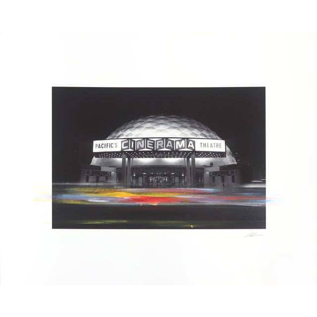 Plastic Spin Pink's Hot Dogs - Original Los Angeles Landmark Photography and Acrylic Artwork on Paper by Pete Kasprzak For Sale - Image 7 of 7