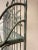 Vintage Designer Faux Bois Iron & Glass Etagere For Sale - Image 4 of 11