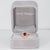 Modern 1.1Ct Purple Garnet Estate Ring With Natural Diamond: Solid 14k Gold, Size 6.75 For Sale - Image 3 of 9