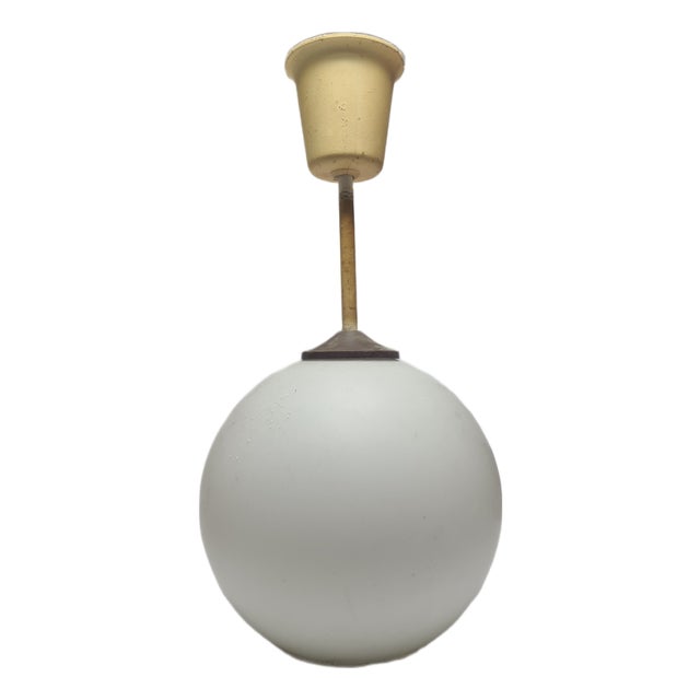 Vintage Communist Pendant Lamp, Poland, 1970s For Sale