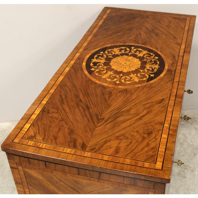 Antique Louis XVI Italian Chest of Drawers in Walnut, 1700s For Sale - Image 11 of 15