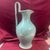 Ceramic 1930s Waymon Cole Art Pottery Turquoise Rebecca Pitcher Base For Sale - Image 7 of 9