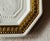 Italian Bisque Porcelain Grand Tour Style Plaque With Gold Border | Italy, Mid-20th C. For Sale - Image 16 of 18