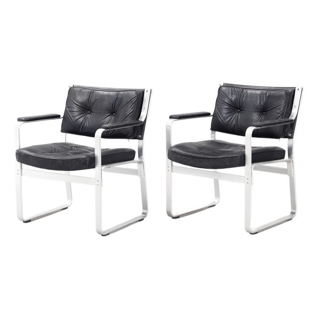 Mondo Armchairs by Karl-Erik Ekselius for Joc Vetlanda, Sweden, 1970s, Set of 2 For Sale