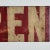Mid 20th Century Vintage Large Hand Made Double Sided "Open/Closed" Metal Sign in Firetruck Red For Sale - Image 5 of 9