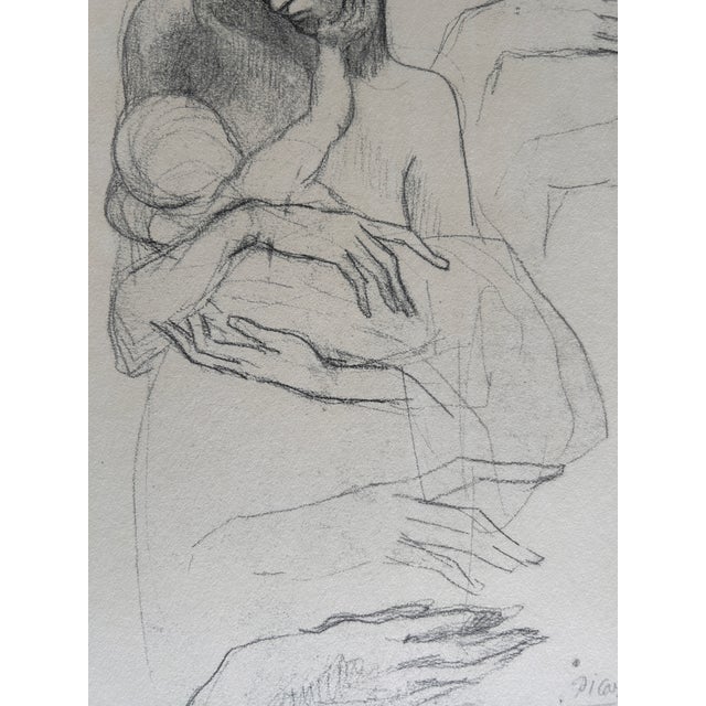 1900 - 1909 Pablo Picasso Mother With Nursing Child Signed Original Print For Sale - Image 5 of 7