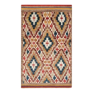 Rug & Kilim’s Moroccan Style Rug With Diamond Geometric Patterns For Sale