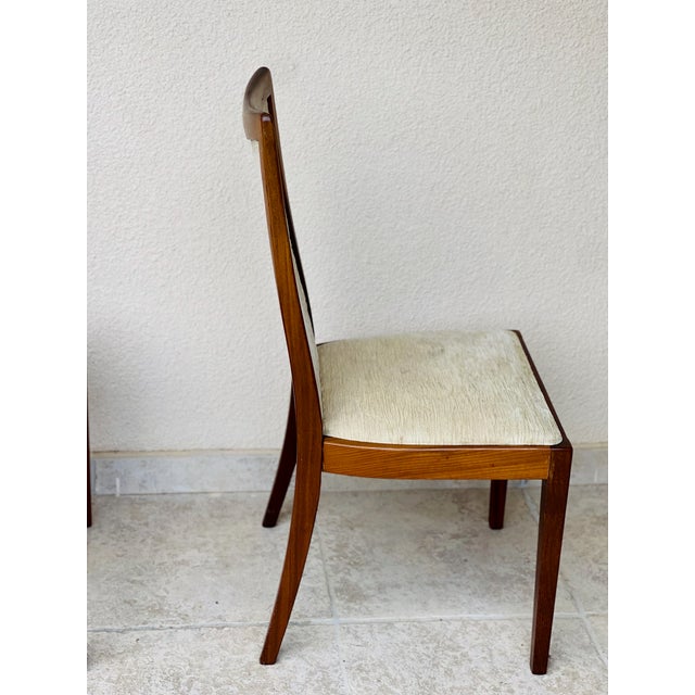 Vintage Teak and Fabric Dining Chairs from G-Plan, 1960s, Set of 4 For Sale - Image 9 of 14