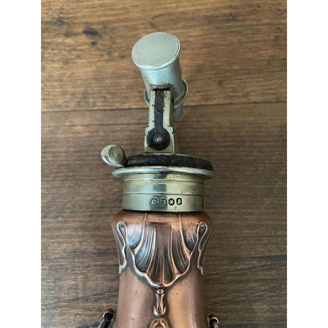 Antique Copper and Brass Bottle from Dixon, 1800s For Sale - Image 4 of 11