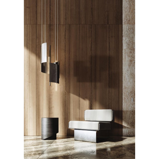 Modern Ceiling Pendant Light Led Panel Lamp Anisotropy, Small For Sale - Image 6 of 7