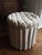 Sculpture Materials 1950s Trompe L’oeil Draped Plaster Ottoman Stool After Serge Roche For Sale - Image 7 of 8