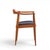 Johannes Hansen Hans Wegner for Johannes Hansen Mid Century Danish Teak the Chair For Sale - Image 4 of 8