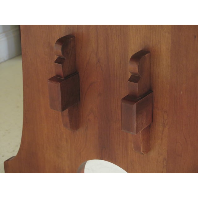 1990s Vintage Stickley Cherry Mission Style Cherry Dining Room Table Chairish