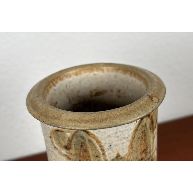 Mid-Century Danish Studio Pottery Vase in Stoneware by Svend Aage Jensen for Søholm, 1960s For Sale - Image 13 of 15