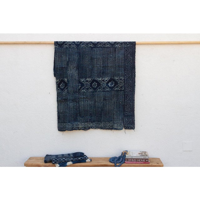 Textile Rosette Mandala Mud Cloth Throw For Sale - Image 7 of 7