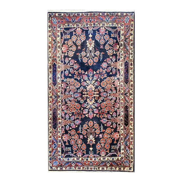 Early 20th Century Vintage Sarouk Mohajeran Rug For Sale
