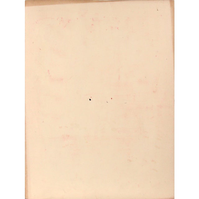 "Locked Out" - A Face and a Figure in Acrylic on Paper by Ricardo De Silva For Sale - Image 10 of 10