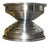 Rl 05 Mini Candleholder in Silver Plated Brushed Brass by Caspal For Sale