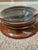 English Glass and Wood 13" Hurricane Candle Holder by Pottery Barn For Sale - Image 3 of 7