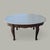 Antique White Vintage Faux Travertine-Top Coffee Table With Cabriole Legs, Marble For Sale - Image 8 of 15
