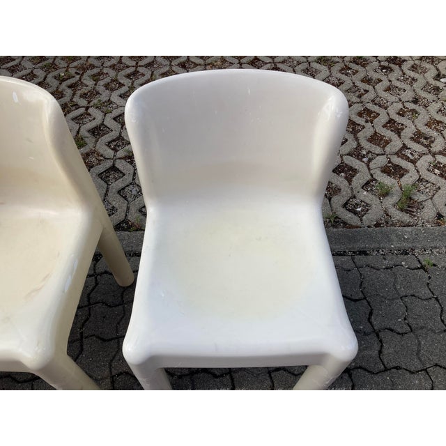 Model 4875 Dining Chair by Carlo Bartoli for Kartell, 1980, Set of 4 For Sale - Image 9 of 18
