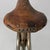 Metal Italian Bar Stool with Brown Leather Bicycle Seat and Chromed Metal, 1970s For Sale - Image 7 of 18
