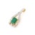 This is part of Chairish’s Fine Jewelry assortment. Natural Emerald pendant in 18K Gold. It has a octagon cut emerald...