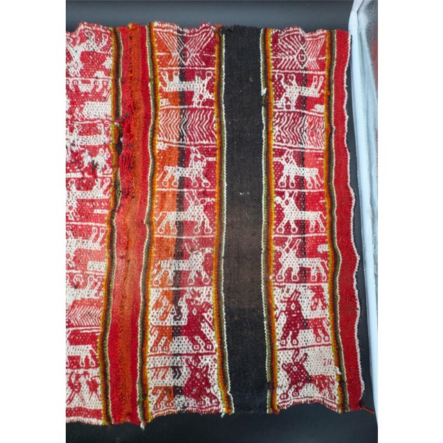 Vintage Q’ero Mestana / Peruvian Aguayo Cloth For Sale - Image 9 of 15
